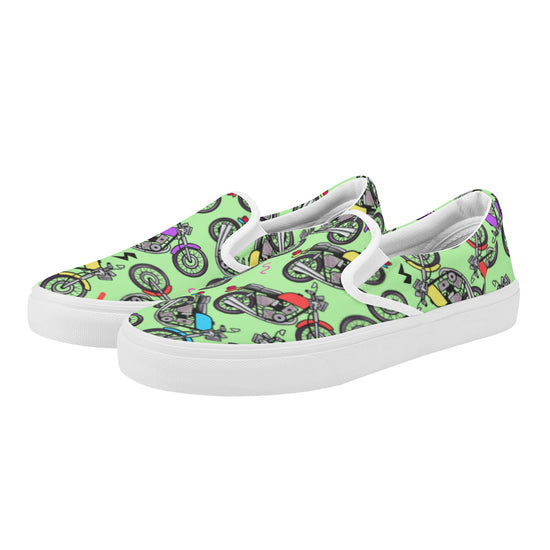 Neon Nostalgia Riders Slip-On Shoes - Miz.Behavin&