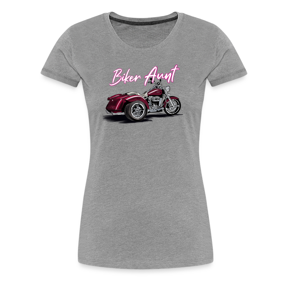 Biker Aunt Trike Edition | Women’s Premium T-Shirt - heather gray