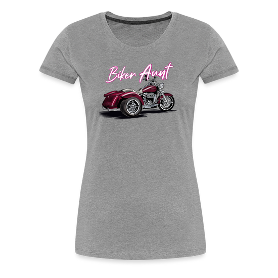 Biker Aunt Trike Edition | Women’s Premium T-Shirt - heather gray