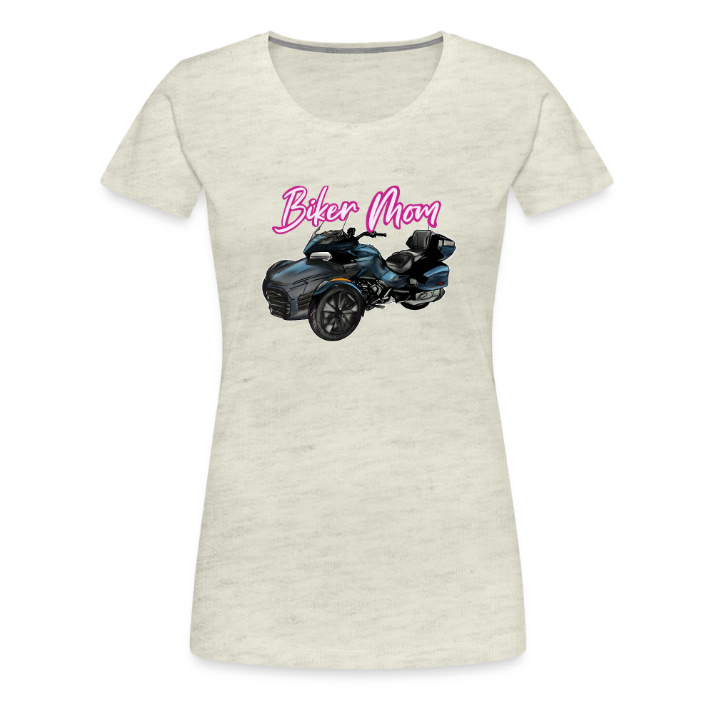 Biker Mom Spyder Edition | Women’s Premium T-Shirt - heather oatmeal